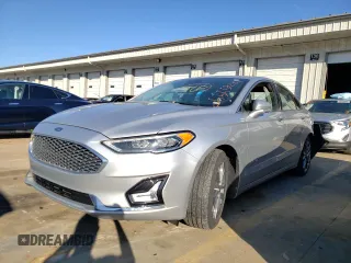 2019 Ford Fusion Hybrid Titanium with VIN 3FA6P0RUXKR106329, listed as a Copart auction lot 55557282 with 40,593 mi miles. Bid and sale history available at carsss.com. Image 2.