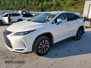 2021 Lexus RX with VIN 2T2AZMDA4MC269565, listed as a Copart auction lot 67947954 with 43,780 mi miles and Salvage Title. Bid and sale history available at carsss.com. Image 1.