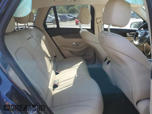 2019 Mercedes-Benz GLC 300 with VIN WDC0G4JB1K1002639, listed as a Copart auction lot 58216615 with 52,160 mi miles and Salvage title. Bid and sale history available at DreamBid. Image 11.