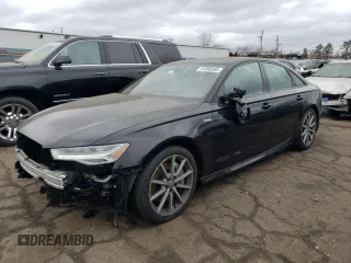 2018 Audi A6 Premium Plus with VIN WAUG3AFC5JN062878, listed as a Copart auction lot 87896305 with 22,212 mi miles and Salvage Title. Bid and sale history available at carsss.com. Image 1.