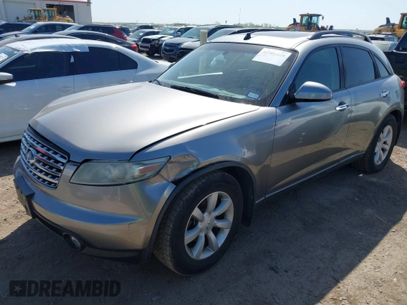 2005 Infiniti FX35 with VIN JNRAS08U55X109879, listed as a IAAI auction lot 42006420 with 150,760 mi miles. Bid and sale history available at carsss.com. Image 17.