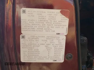 1992 Cadillac Brougham z VIN 1G6DW54E8NR712443, wystawiony jako Copart lot #51482635 z przebiegiem Nie podano mil oraz Nie do naprawy. Historia ofert i sprzedaży dostępna na DreamBid. Obrazek 12.