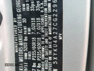 2012 Kia Sorento EX z VIN 5XYKU4A27CG229651, wystawiony jako Copart lot #60314715 z przebiegiem 117 876 mil mil oraz Szkoda całkowita • Salvage title. Historia ofert i sprzedaży dostępna na DreamBid. Obrazek 14.