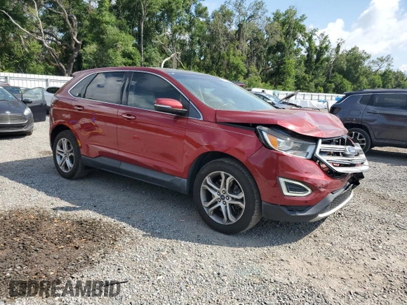 2015 Ford Edge Titanium z VIN 2FMPK3K81FBB11530, wystawiony jako Copart lot #57769795 z przebiegiem 108 844 mil mil oraz Szkoda całkowita • Salvage title. Historia ofert i sprzedaży dostępna na DreamBid. Obrazek 4.