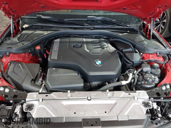 2021 BMW 3 Series 330i xDrive with VIN 3MW5R7J01M8C03295, listed as a IAAI auction lot 41976977 with 23,745 mi miles. Bid and sale history available at carsss.com. Image 10.