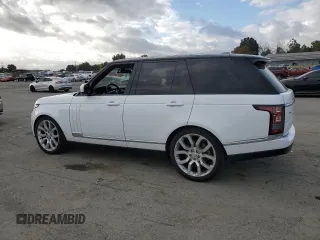 2015 Land Rover Range Rover HSE with VIN SALGS2VF9FA204857, listed as a Copart auction lot 50898825 with 102,401 mi miles and Clean title. Bid and sale history available at DreamBid. Image 2.