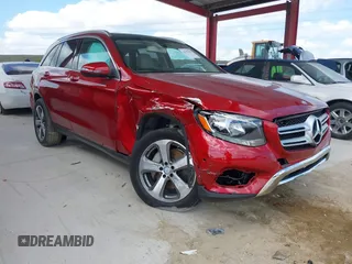 2016 Mercedes-Benz GLC 300 with VIN WDC0G4JB5GF108666, listed as a IAAI auction lot 42292159 with 50,889 mi miles and . Bid and sale history available at DreamBid. Image 1.
