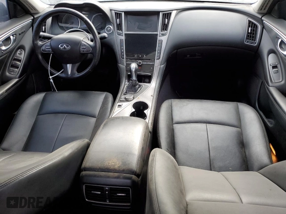 2016 Infiniti Q50 Premium with VIN JN1EV7AP0GM300476, listed as a Copart auction lot 55814175 with 116,025 mi miles and Salvage Title. Bid and sale history available at carsss.com. Image 8.