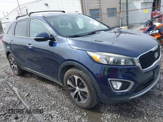 2017 Kia Sorento EX V6 with VIN 5XYPH4A55HG301314, listed as a IAAI auction lot 41858727 with 115,150 mi miles. Bid and sale history available at carsss.com. Image 1.