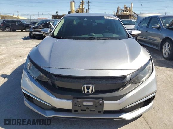 2020 Honda Civic Sedan LX with VIN 19XFC2F64LE205261, listed as a Copart auction lot 49528865 with 48,665 mi miles and Salvage Title. Bid and sale history available at carsss.com. Image 5.
