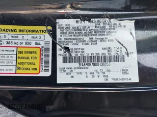 2013 Ford Fusion SE z VIN 3FA6P0H78DR130255, wystawiony jako IAAI lot #42631931 z przebiegiem 183 294 mil mil oraz . Historia ofert i sprzedaży dostępna na DreamBid. Obrazek 9.