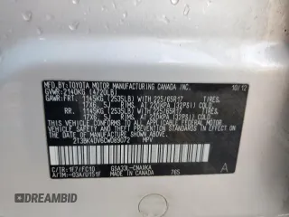 2012 Toyota RAV4 with VIN 2T3BK4DV6CW089072, listed as a Copart auction lot 43125975 with 150,020 mi miles and Salvage Title. Bid and sale history available at carsss.com. Image 13.