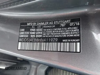 2017 Mercedes-Benz CLA 250 with VIN WDDSJ4EB8HN411979, listed as a IAAI auction lot 41804553 with 136,498 mi miles and . Bid and sale history available at DreamBid. Image 9.