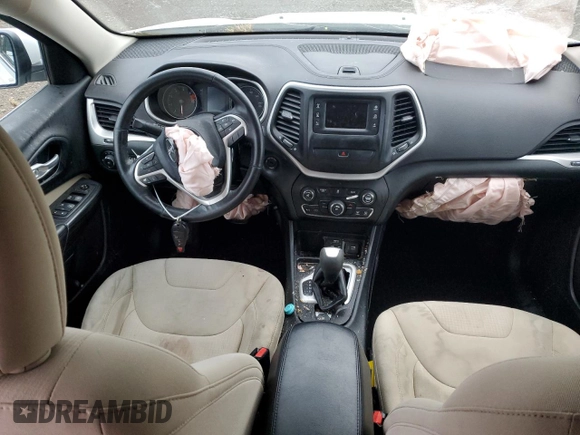 2016 Jeep Cherokee Latitude with VIN 1C4PJLCB9GW275402, listed as a Copart auction lot 49415715 with 0 mi miles and Salvage Title. Bid and sale history available at carsss.com. Image 8.