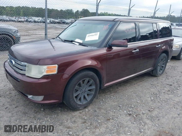 2009 Ford Flex SEL with VIN 2FMDK52CX9BA22367, listed as a IAAI auction lot 41916242 with 194,973 mi miles. Bid and sale history available at carsss.com. Image 2.