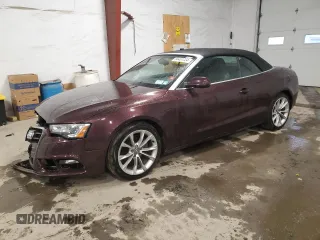 2014 Audi A5 Premium Plus z VIN WAULFAFH5EN003871, wystawiony jako Copart lot #84451724 z przebiegiem 49 017 mil mil oraz Szkoda całkowita • Salvage title. Historia ofert i sprzedaży dostępna na DreamBid. Obrazek 1.