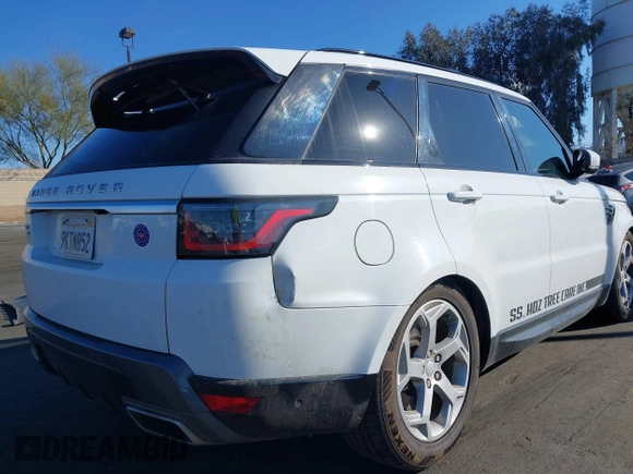 2018 Land Rover Range Rover Sport HSE with VIN SALWR2RV0JA196472, listed as a IAAI auction lot 41591320 with 99,235 mi miles. Bid and sale history available at carsss.com. Image 6.