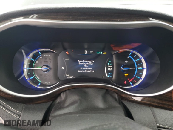 2021 Chrysler Pacifica Hybrid Limited с VIN 2C4RC1S79MR553384, выставлен на аукционе Copart как лот 43167425 с пробегом 49 367 миль миль и На запчасти • Non repairable. История ставок и продаж доступна на DreamBid. Изображение 9.