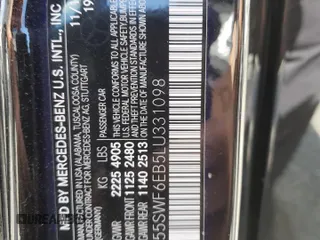 2020 Mercedes-Benz C 43 AMG z VIN 55SWF6EB5LU331098, wystawiony jako Copart lot #52203465 z przebiegiem 58 081 mil mil oraz Szkoda całkowita • Salvage title. Historia ofert i sprzedaży dostępna na DreamBid. Obrazek 12.