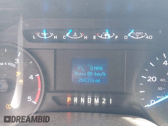 2017 Ford F-250 Lariat with VIN 1FT7W2BT2HED84443, listed as a IAAI auction lot 41647802 with 204,334 mi miles and . Bid and sale history available at DreamBid. Image 15.
