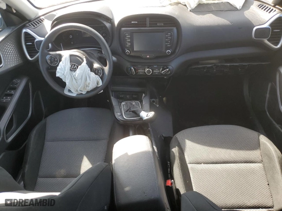 2021 Kia Soul LX with VIN KNDJ23AUXM7749158, listed as a Copart auction lot 48681515 with 63,674 mi miles and Salvage Title. Bid and sale history available at carsss.com. Image 8.