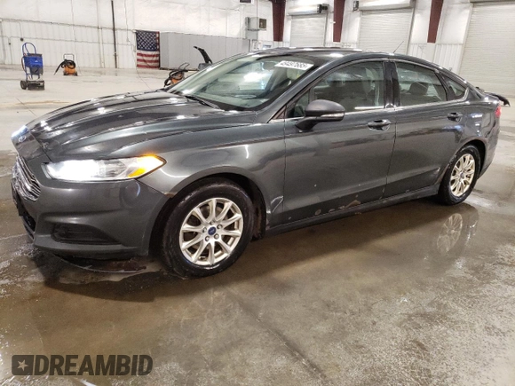 2015 Ford Fusion S with VIN 3FA6P0G72FR280270, listed as a Copart auction lot 49497685 with 435,002 mi miles and Salvage Title. Bid and sale history available at carsss.com. Image 1.