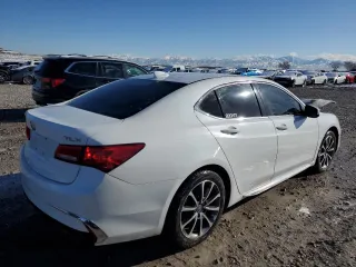 2018 Acura TLX Technology z VIN 19UUB2F56JA010636, wystawiony jako Copart lot #49726815 z przebiegiem Nie podano mil oraz Szkoda całkowita • Salvage title. Historia ofert i sprzedaży dostępna na DreamBid. Obrazek 3.