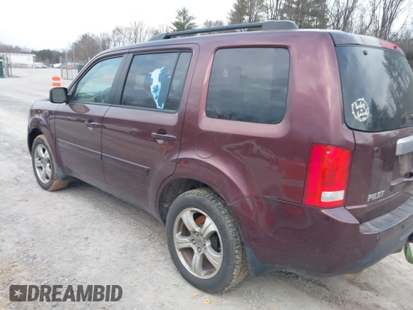 2012 Honda Pilot EX-L with VIN 5FNYF4H51CB045141, listed as a IAAI auction lot 41689396 with 219,792 mi miles and . Bid and sale history available at DreamBid. Image 3.
