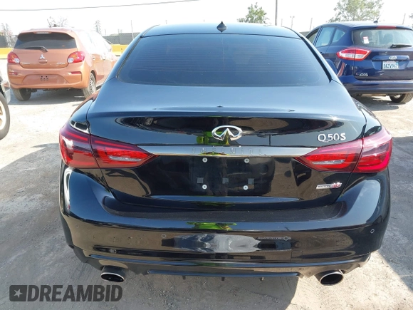 2020 Infiniti Q50 Pure with VIN JN1EV7AP5LM204983, listed as a IAAI auction lot 42427603 with 19,983 mi miles and . Bid and sale history available at DreamBid. Image 17.