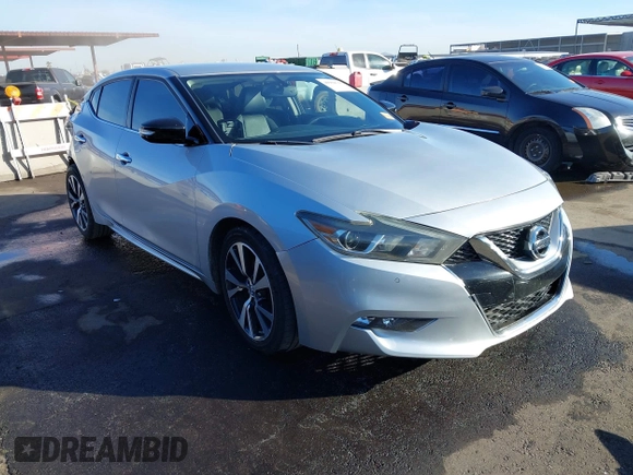 2017 Nissan Maxima SV with VIN 1N4AA6AP9HC371030, listed as a IAAI auction lot 40904703 with 160,859 mi miles and . Bid and sale history available at DreamBid. Image 1.