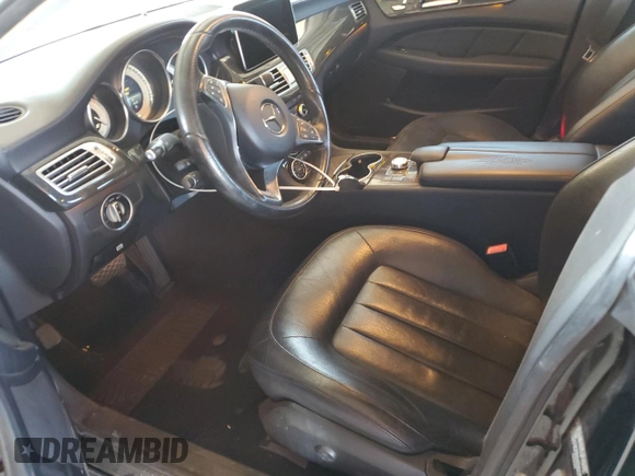 2015 Mercedes-Benz CLS 400 z VIN WDDLJ6HB9FA147915, wystawiony jako Copart lot #50195795 z przebiegiem 131 550 mil mil oraz Szkoda całkowita • Salvage title. Historia ofert i sprzedaży dostępna na DreamBid. Obrazek 7.