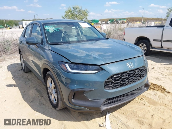 2024 Honda HR-V LX with VIN 3CZRZ1H30RM750097, listed as a IAAI auction lot 41864237 with 26,380 mi miles and . Bid and sale history available at DreamBid. Image 1.