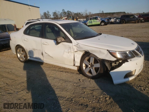 2011 Saab 9-3 with VIN YS3FA4CYXB1307682, listed as a Copart auction lot 46861825 with 146,474 mi miles and Salvage Title. Bid and sale history available at carsss.com. Image 4.