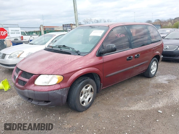 2002 Dodge Caravan SE with VIN 1B4GP25B02B661032, listed as a IAAI auction lot 41852336 with 242,632 mi miles and . Bid and sale history available at carsss.com. Image 2.