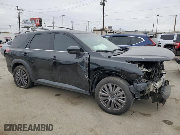 2023 Nissan Pathfinder SL with VIN 5N1DR3CBXPC204458, listed as a Copart auction lot 55471615 with Not provided miles and Salvage title. Bid and sale history available at DreamBid. Image 4.