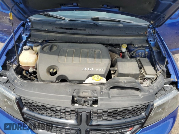 2015 Dodge Journey Crossroad with VIN 3C4PDCGG4FT605710, listed as a Copart auction lot 56181445 with 57,297 mi miles and Salvage title. Bid and sale history available at DreamBid. Image 12.
