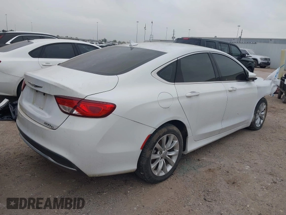 2015 Chrysler 200 C with VIN 1C3CCCCBXFN562510, listed as a IAAI auction lot 41833656 with 118,416 mi miles and . Bid and sale history available at carsss.com. Image 4.