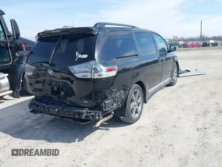 2015 Toyota Sienna SE with VIN 5TDXK3DC9FS652765, listed as a IAAI auction lot 41723922 with 105,679 mi miles. Bid and sale history available at carsss.com. Image 4.