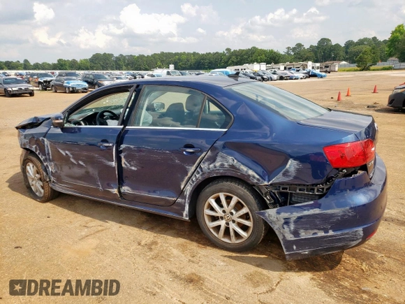2013 Volkswagen Jetta SE с VIN 3VWDP7AJ8DM209712, выставлен на аукционе Copart как лот 59168045 с пробегом 94 813 миль миль и Списание • Salvage title. История ставок и продаж доступна на DreamBid. Изображение 2.