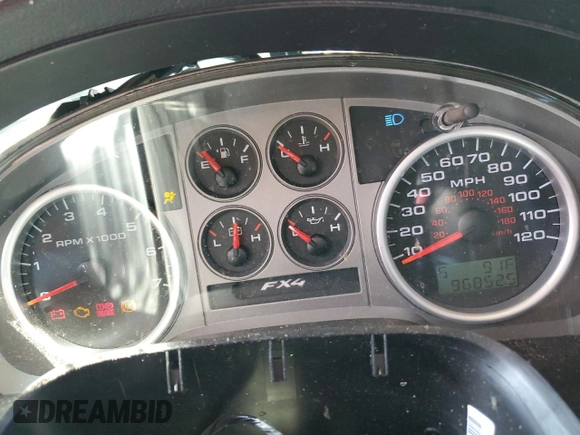 2008 Ford F-150 XLT with VIN 1FTPX14V78FA19515, listed as a Copart auction lot 60692805 with 96,852 mi miles and Salvage title. Bid and sale history available at DreamBid. Image 9.