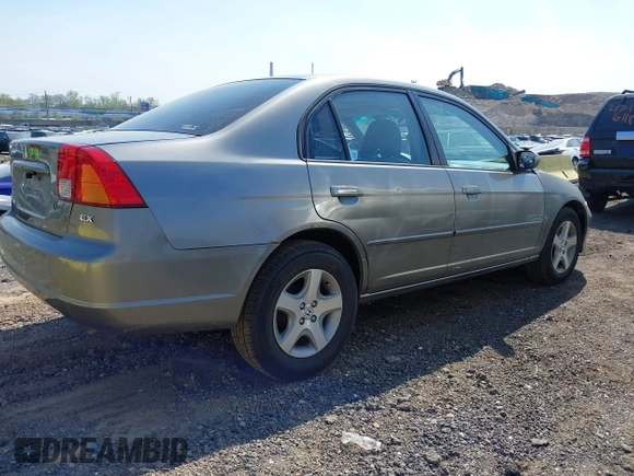 2004 Honda Civic EX with VIN 2HGES26794H628089, listed as a IAAI auction lot 42123916 with 193,409 mi miles and . Bid and sale history available at DreamBid. Image 4.