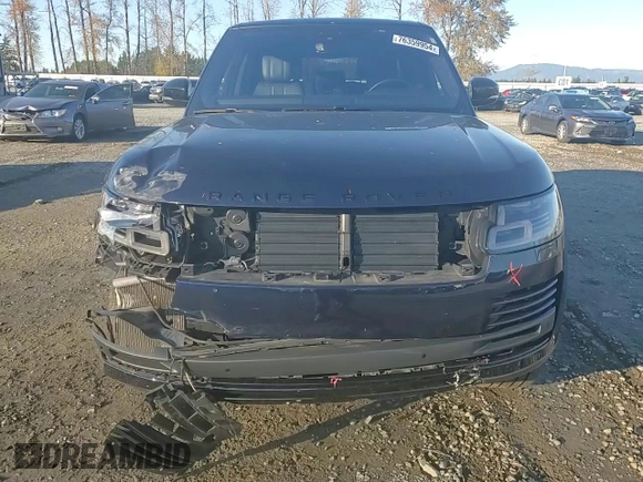 2022 Land Rover Range Rover Westminster with VIN SALGS2RU8NA463525, listed as a Copart auction lot 76359954 with 26,490 mi miles and Salvage title. Bid and sale history available at DreamBid. Image 11.