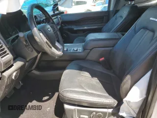 2020 Ford Expedition Max Platinum with VIN 1FMJK1MT5LEA92475, listed as a Copart auction lot 58872975 with 63,215 mi miles and Salvage title. Bid and sale history available at DreamBid. Image 7.