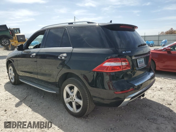 2014 Mercedes-Benz M 550 with VIN 4JGDA7DB5EA293085, listed as a Copart auction lot 56590465 with 122,491 mi miles and Clean title. Bid and sale history available at DreamBid. Image 2.