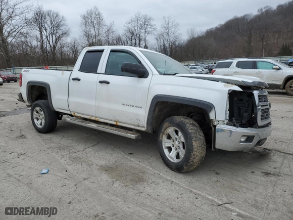 2014 Chevrolet Silverado 1500 LT with VIN 1GCVKREC0EZ390401, listed as a Copart auction lot 44889865 with 129,789 mi miles and Salvage Title. Bid and sale history available at carsss.com. Image 4.