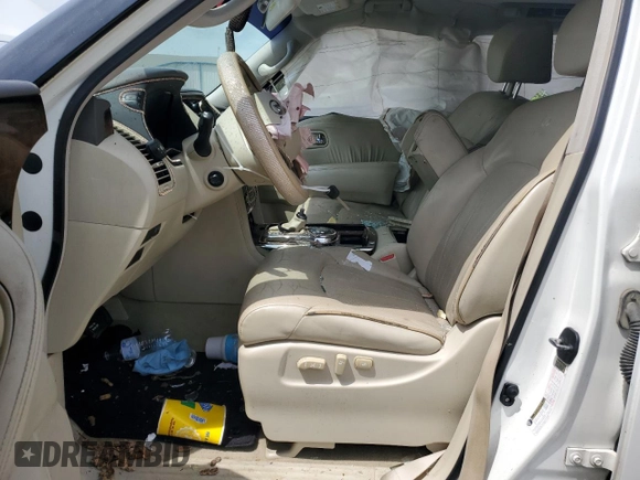 2014 Infiniti QX80 with VIN JN8AZ2NFXE9552793, listed as a Copart auction lot 54928145 with Not provided miles and Salvage title. Bid and sale history available at DreamBid. Image 7.