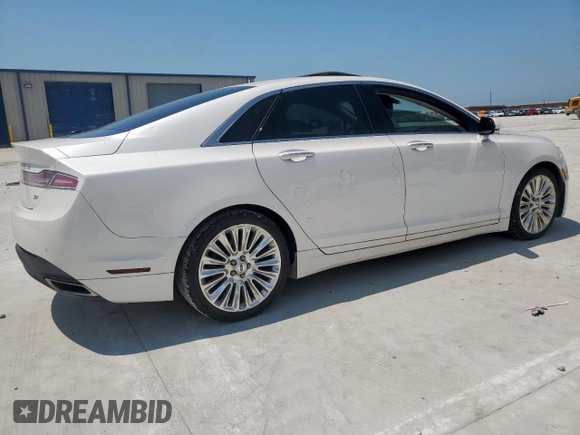 2016 Lincoln MKZ with VIN 3LN6L2GK3GR600599, listed as a Copart auction lot 60250585 with 90,192 mi miles and Salvage title. Bid and sale history available at DreamBid. Image 3.