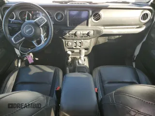 2021 Jeep Wrangler Unlimited Sahara with VIN 1C4JJXP68MW727782, listed as a Copart auction lot 44199985 with 79,861 mi miles and Salvage Title. Bid and sale history available at DreamBid. Image 8.