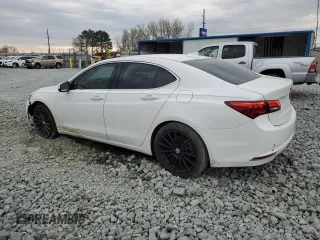 2015 Acura TLX V6 Tech with VIN 19UUB3F58FA001921, listed as a Copart auction lot 48864025 with 105,155 mi miles and Salvage Title. Bid and sale history available at carsss.com. Image 2.