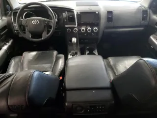 2021 Toyota Sequoia TRD Pro with VIN 5TDEY5B10MS181590, listed as a Copart auction lot 41395405 with 0 mi miles and Salvage Title. Bid and sale history available at carsss.com. Image 8.